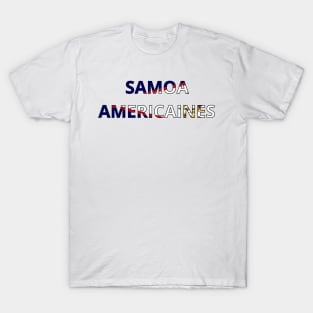Drapeau Samoa américaines T-Shirt